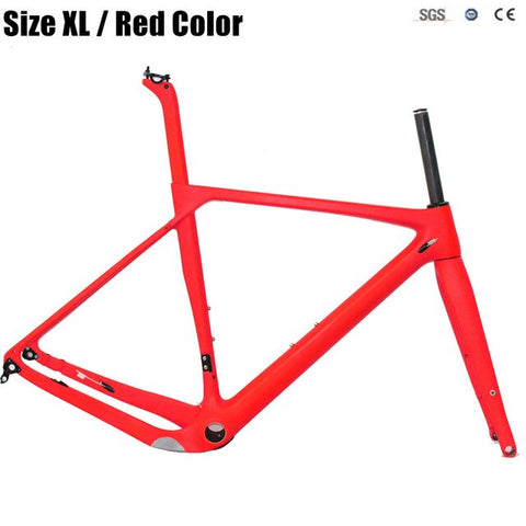 Toray Full Carbon Fiber Gravel Bike Full Carbon Gravel Bicycle Frame 700*40c 142*12 Size S/M/L/XL Cyclocross Road Bike Frameset