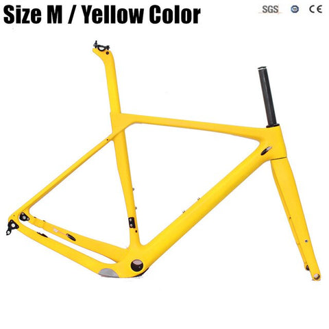 Toray Full Carbon Fiber Gravel Bike Full Carbon Gravel Bicycle Frame 700*40c 142*12 Size S/M/L/XL Cyclocross Road Bike Frameset