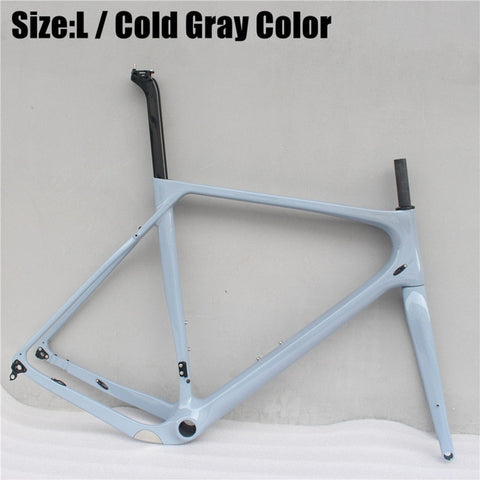 Toray Full Carbon Fiber Gravel Bike Full Carbon Gravel Bicycle Frame 700*40c 142*12 Size S/M/L/XL Cyclocross Road Bike Frameset